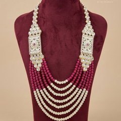 Ruby Red Pearl Mala