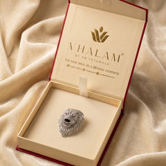 Silver Lion Brooch