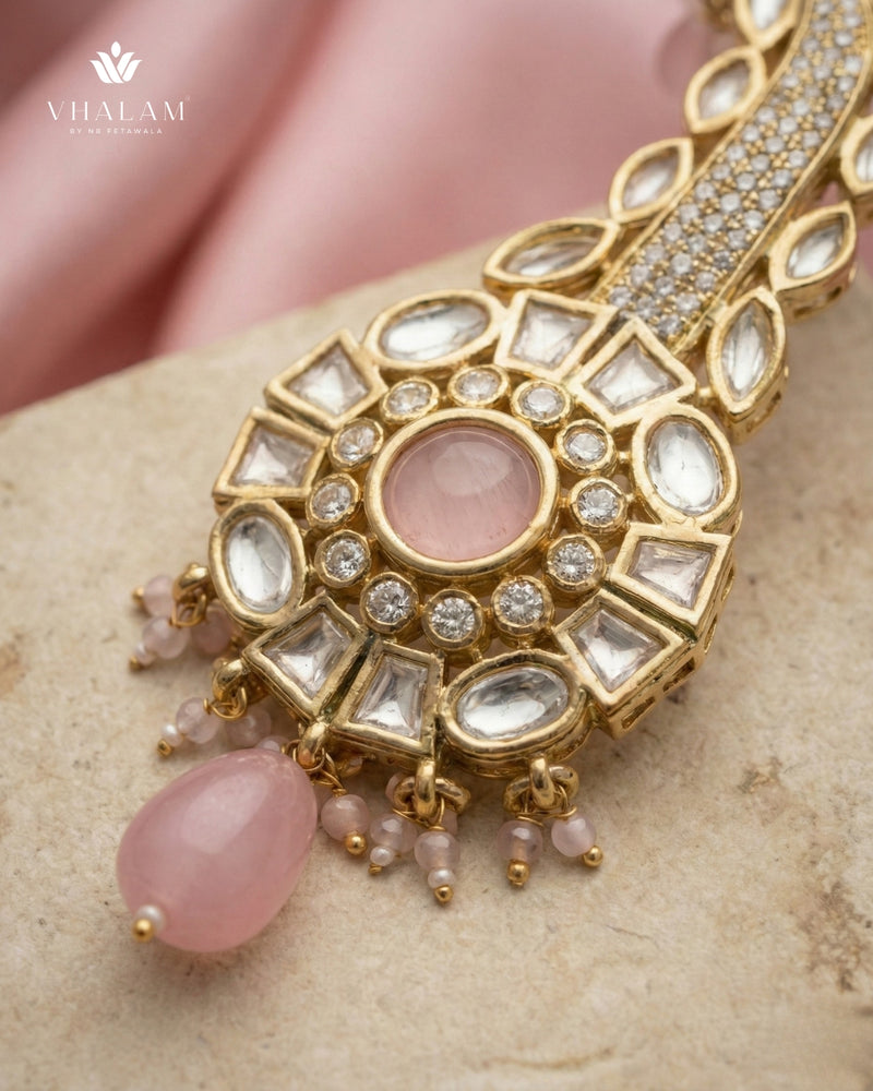 Aveer Kundan Kalangi – Blush Pink