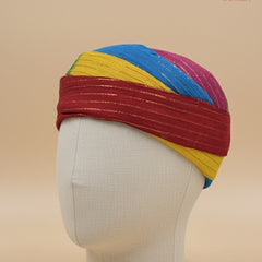 Multicolor Pachrangi Rajasthani Pagdi
