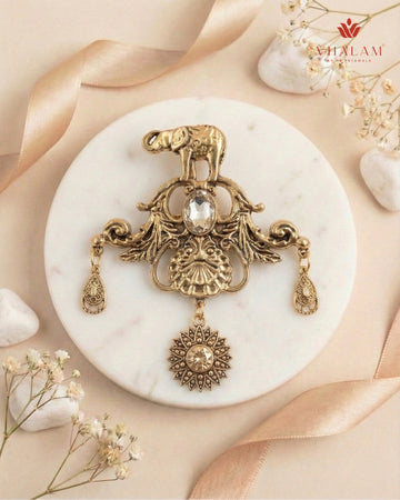 Shahi Gaja Chand-Surya Heritage Brooch