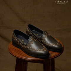 Bronze Falcon - Brown Hand Embraided Loafer