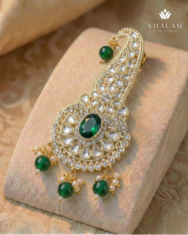 Emerald Green Safa Kalangi