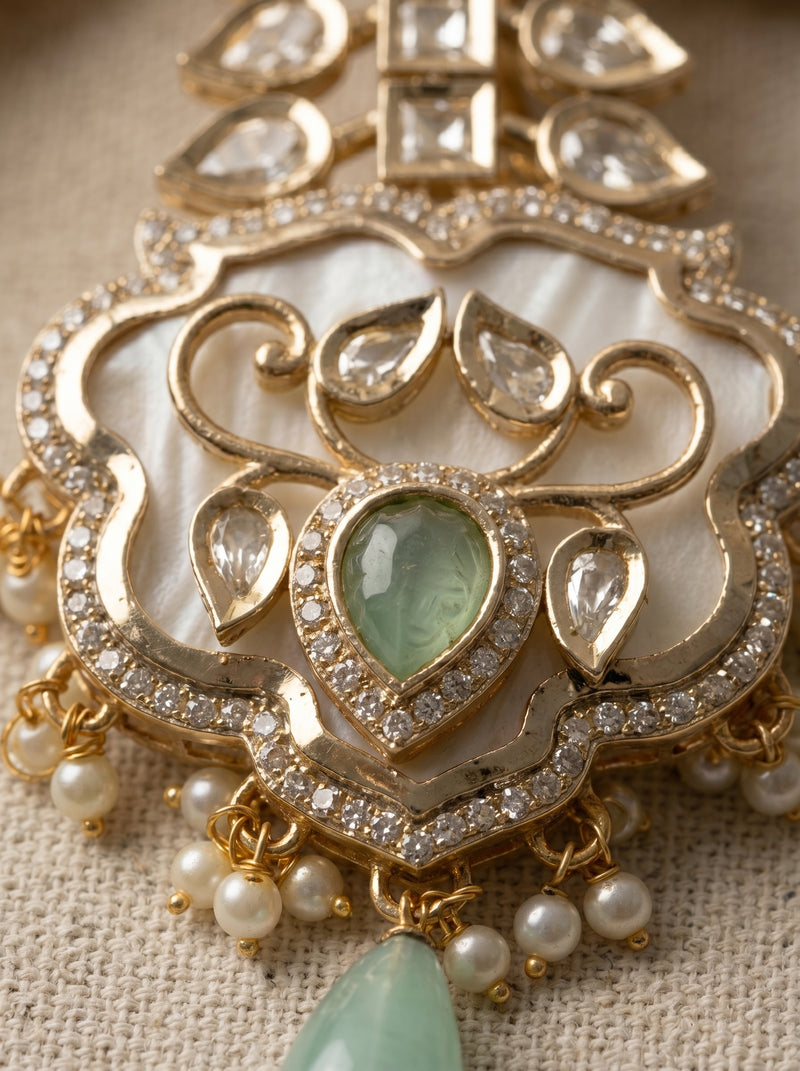 Padma Bloom Pastel Green Kalangi