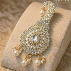 Gold Pearl Drop Kalangi