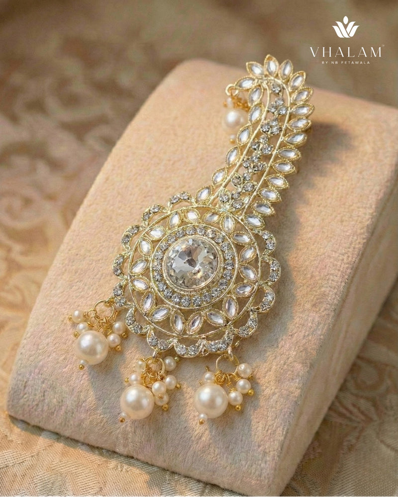 Gold Pearl Safa Kalangi