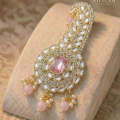 Gold Pink Stone Kalangi