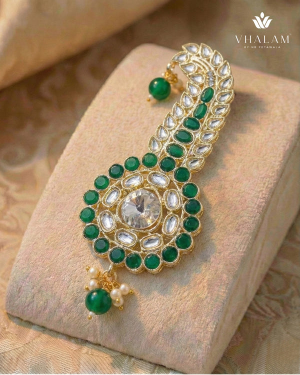 Green Crystal Safa Kalangi