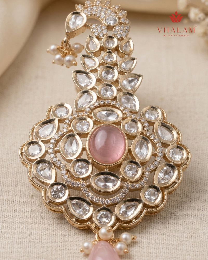Blush Royale Kundan Kalangi
