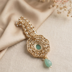 Royal Pastel Green Kalangi Brooch