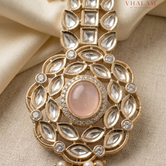 Blush Elegance Pink Stone Kalangi