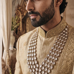Clear Oval Stone Layered Dulha Mala, view 5