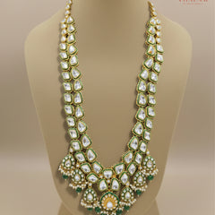 Groom Heavy Polki Meenakari Single-Strand Mala