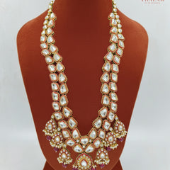 Groom Heavy Polki & Rani Meenakari Single Mala