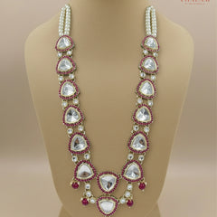 Groom Triangle Kundan Wagh Nakh Dual Mala